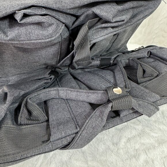 KeaBabies Original Diaper Bag Mystic Gray Large Capacity & Multi-Functional - Picture 6 of 11